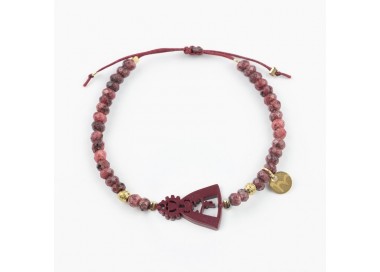 Virgen Macarena. Pulsera Ágatas.