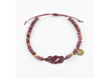 San Judas Tadeo. Pulsera Ágatas.