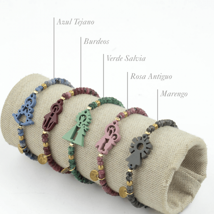 San Antonio. Pulsera Ágatas.