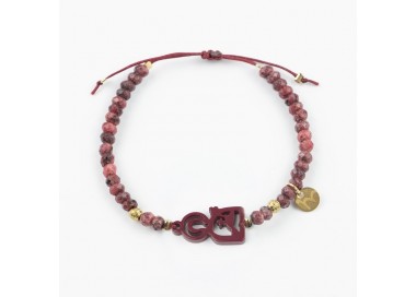 Santa Gema. Pulsera Ágatas.