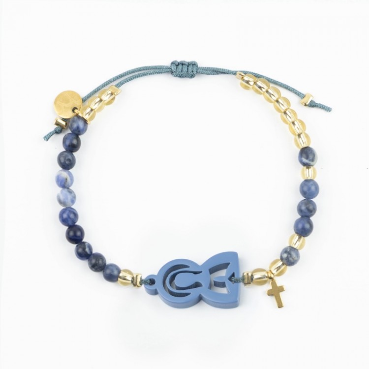 Virgen María. Pulsera Rosario