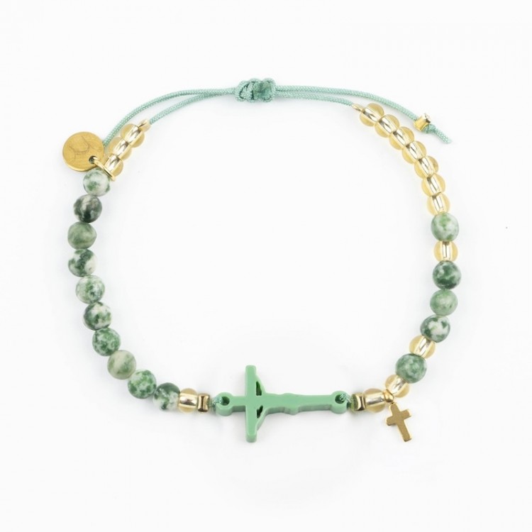 Cristo. Pulsera Rosario