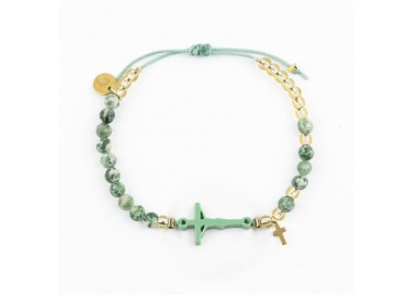 Cristo. Pulsera Rosario