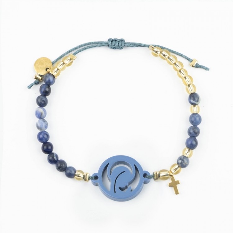 Virgen Niña. Pulsera Rosario