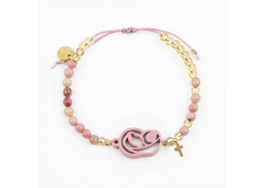 Virgen Madre. Pulsera Rosario