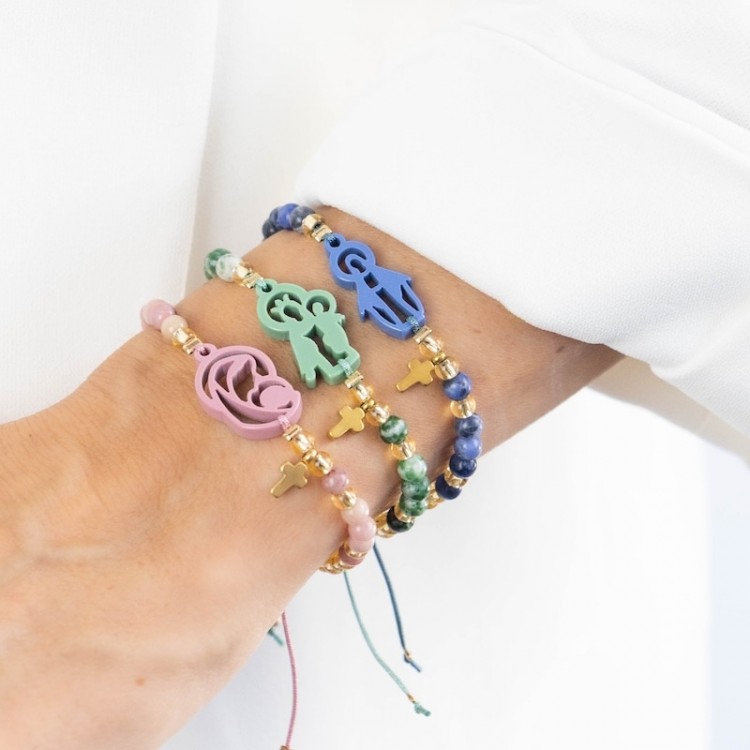 Virgen del Rocío. Pulsera Rosario