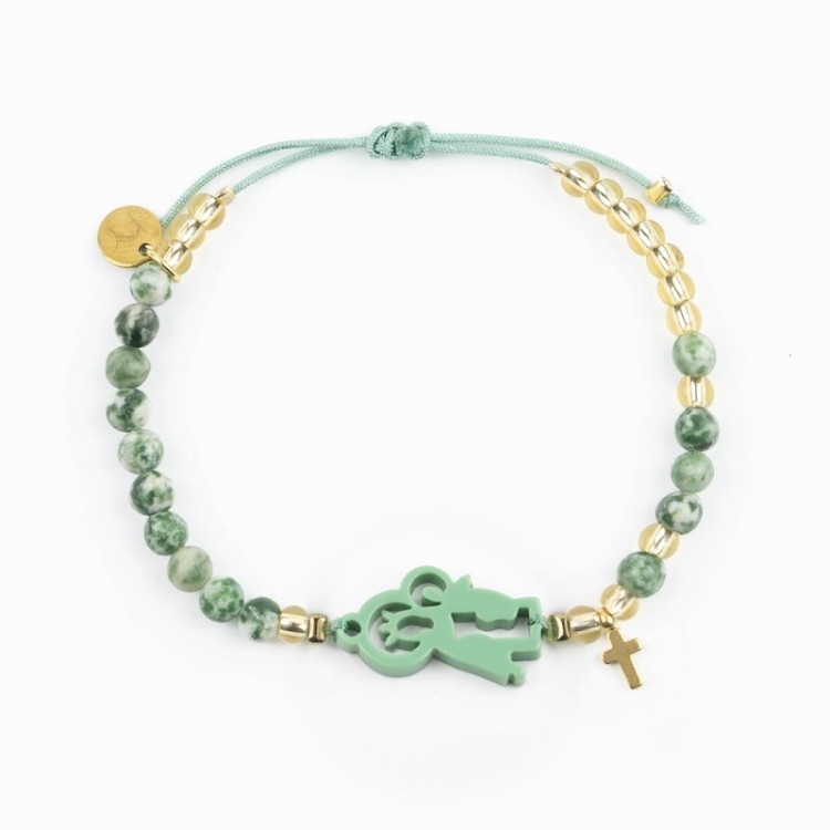 Virgen del Carmen. Pulsera Rosario