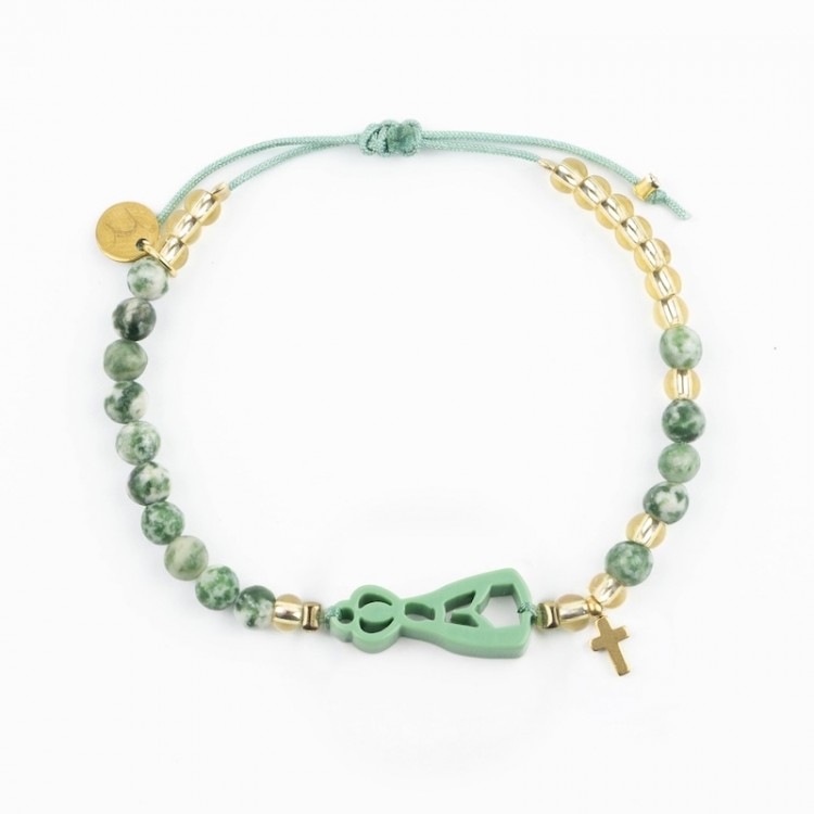Virgen de Fátima. Pulsera Rosario
