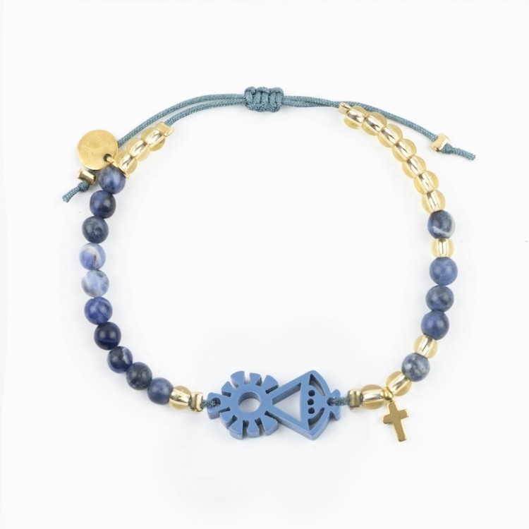 Virgen de Covadonga. Pulsera Rosario