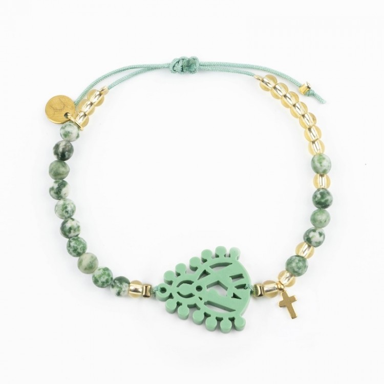 Virgen de la Cabeza. Pulsera Rosario