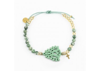 Virgen de la Cabeza. Pulsera Rosario