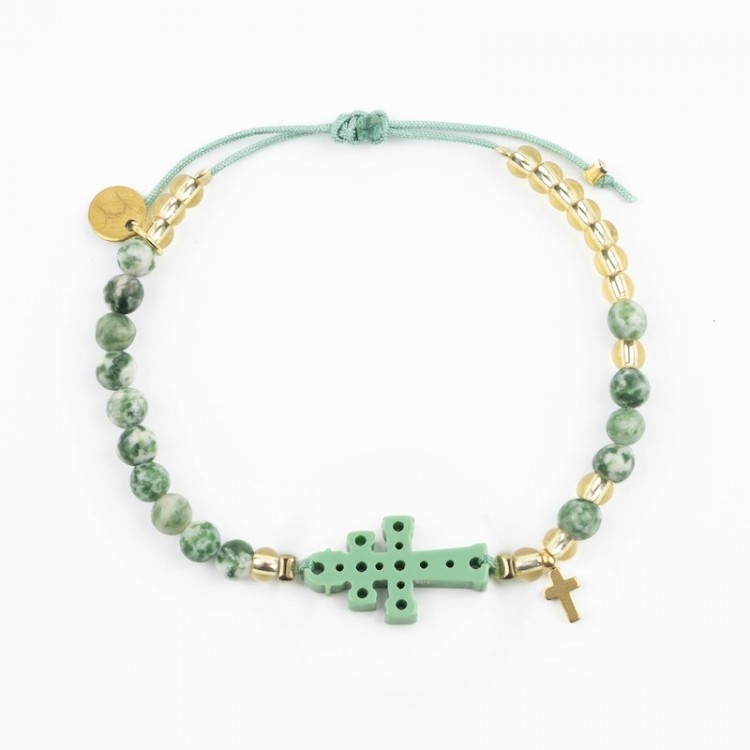 Cruz de Caravaca. Pulsera Rosario