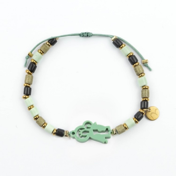 Virgen del Carmen. Pulsera Tronquitos