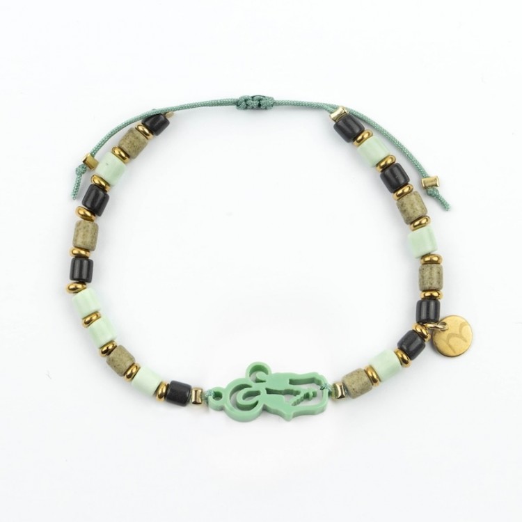 Virgen del Rosario. Pulsera Tronquitos