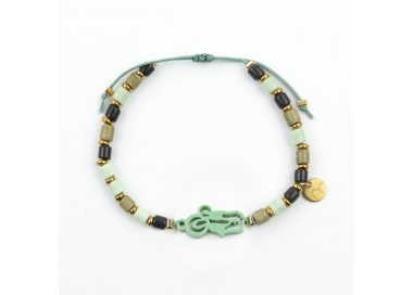Virgen del Rosario. Pulsera Tronquitos