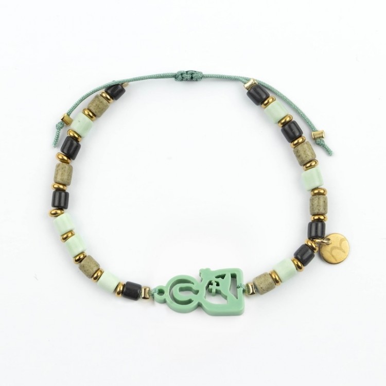 Santa Gema. Pulsera Tronquitos