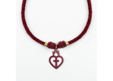 Sagrado Corazón. Gargantilla Chenilla