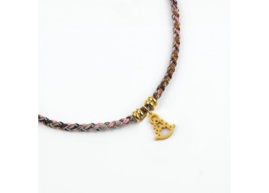 Virgen del Rocío. Gargantilla Cordón Multicolor