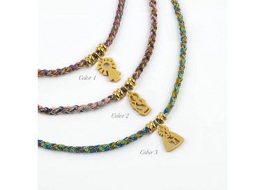 San Fermín. Gargantilla Cordón Multicolor