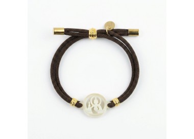 San Judas Tadeo. Pulsera Elástica Nácar