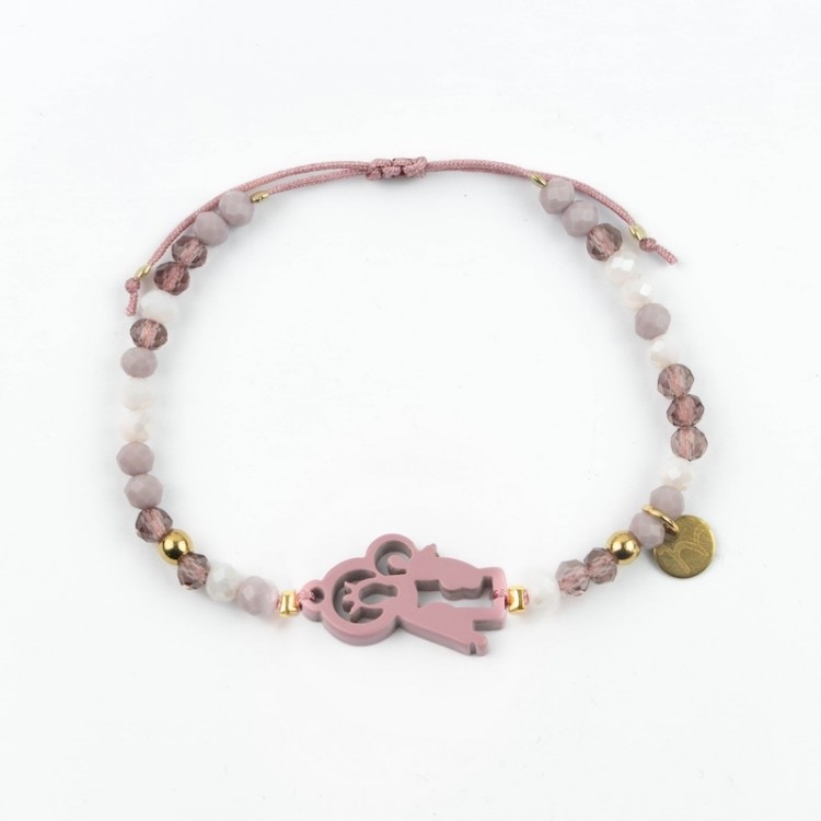 Virgen del Carmen. Pulsera Colorines