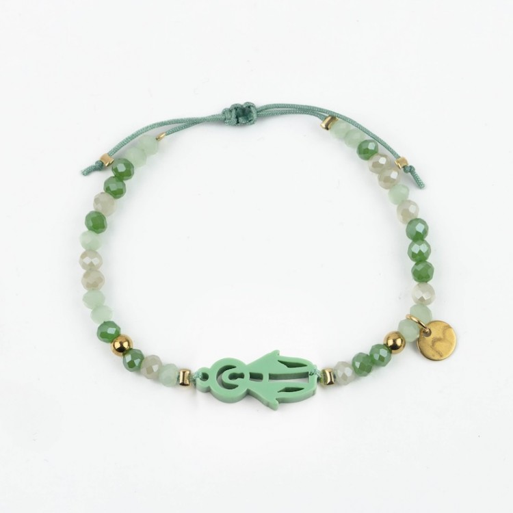Virgen Milagrosa. Pulsera Colorines