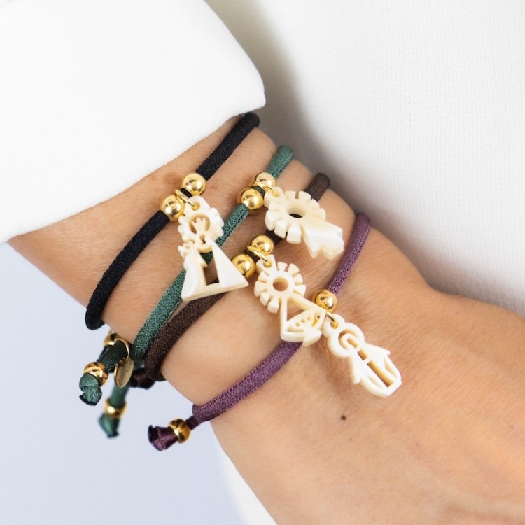 Virgen de los Desamparados. Pulsera Elástica Mini