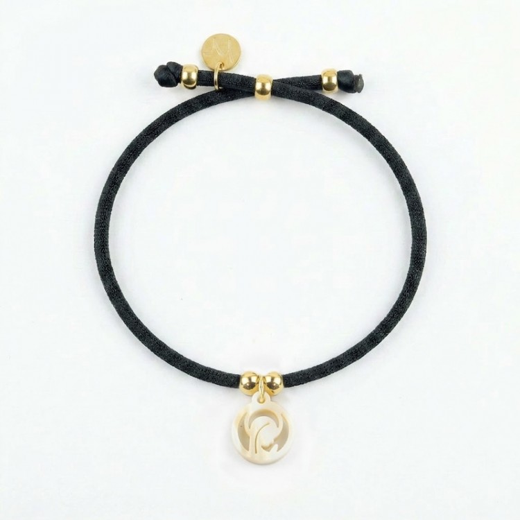 Virgen Niña. Pulsera Elástica Mini