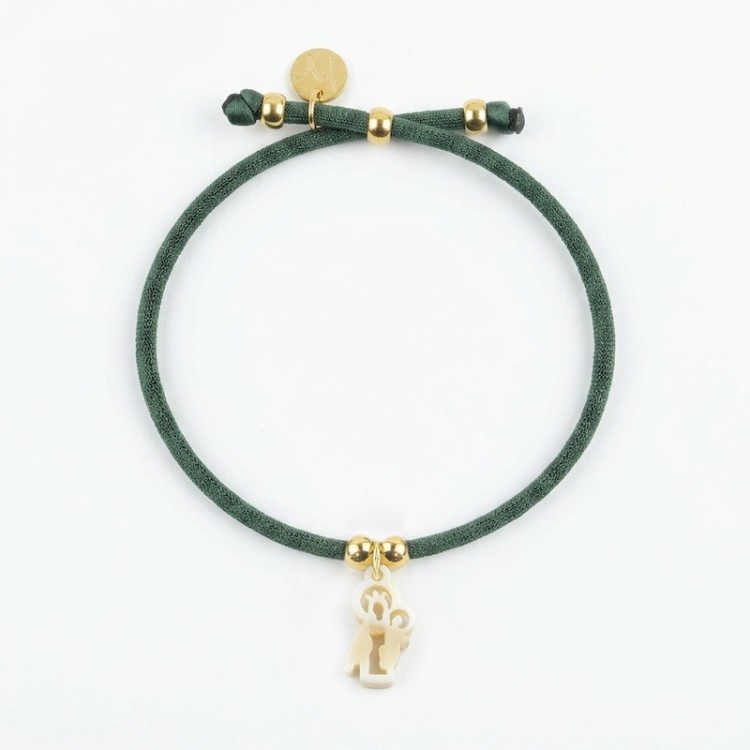 Virgen del Carmen. Pulsera Elástica Mini