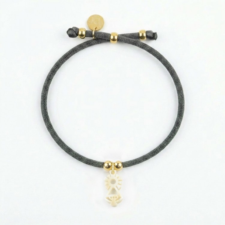 Virgen de Covadonga. Pulsera Elástica Mini
