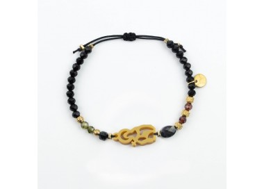 Santa Rita. Pulsera Cristal y Circón.