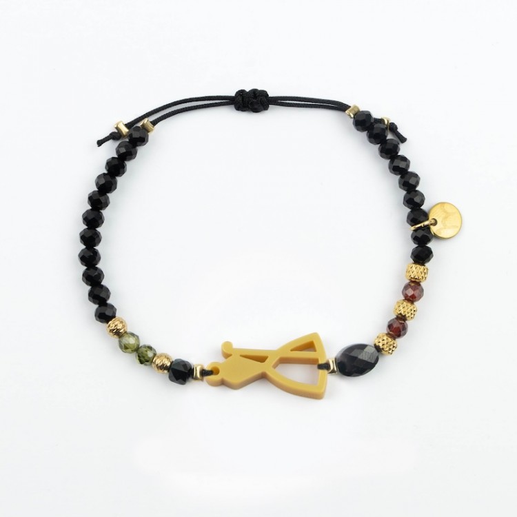 San Fermín. Pulsera Cristal y Circón.