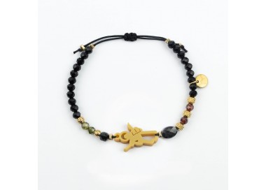 San Pancracio. Pulsera Cristal y Circón.