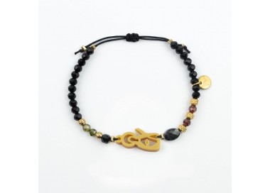 Santa Lucía. Pulsera Cristal y Circón.