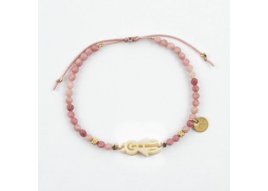 Virgen Milagrosa. Pulsera Mini Piedras Facetadas
