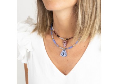 Cristo. Gargantilla Colorines