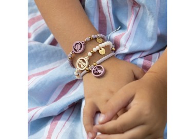 Virgen Niña. Pulsera Niña Cristal