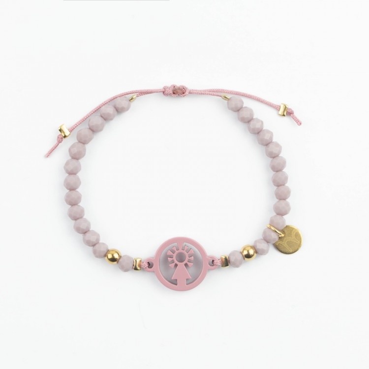 Virgen del Pilar. Pulsera Niña Cristal