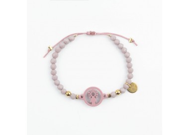 Virgen del Pilar. Pulsera Niña Cristal