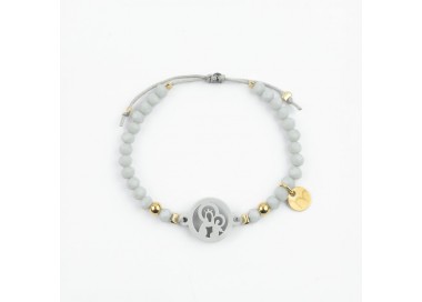 Virgen del Carmen. Pulsera Niña Cristal