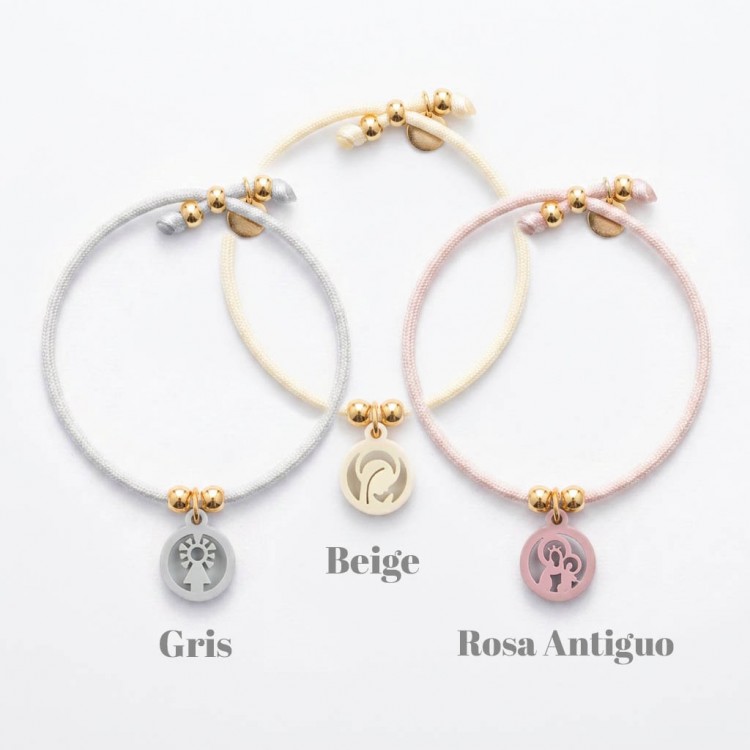 Virgen Niña. Pulsera Niña Elástica