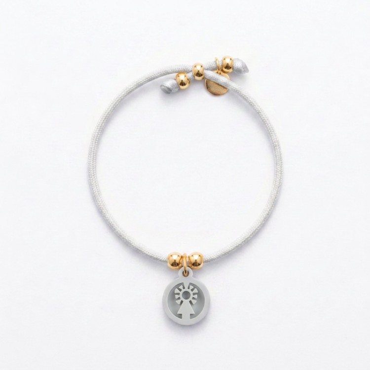 Virgen del Pilar. Pulsera Niña Elástica