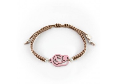 Virgen Madre. Pulsera Hombre Macramé