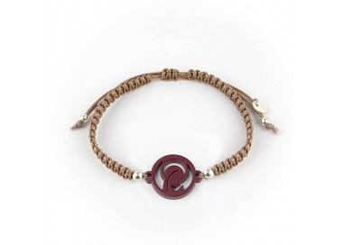 Virgen Niña. Pulsera Hombre Macramé