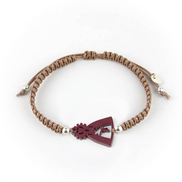 Virgen Macarena. Pulsera Hombre Macramé