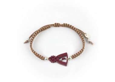 Virgen Macarena. Pulsera Hombre Macramé