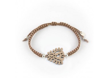 Virgen de la Cabeza. Pulsera Hombre Macramé