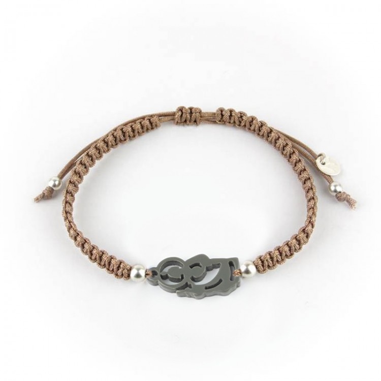 San Judas. Pulsera Hombre Macramé