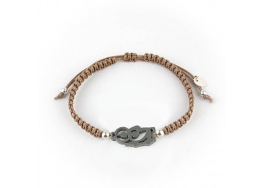 San Judas. Pulsera Hombre Macramé