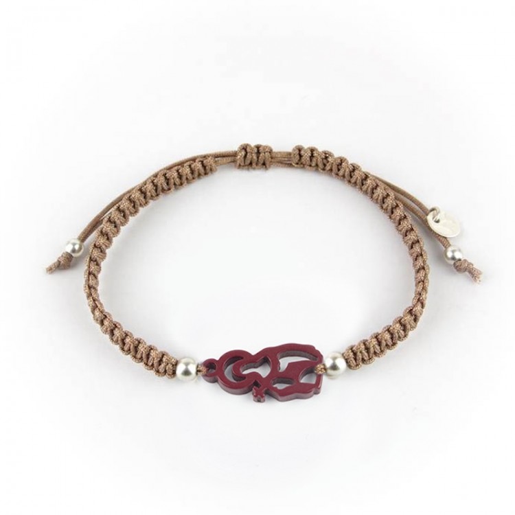 Santa Rita. Pulsera Hombre Macramé
